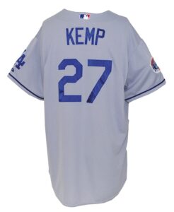 2010 Matt Kemp Los Angeles Dodgers Game-Used Road Jersey