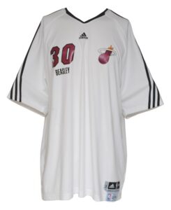 2010 Michael Beasley Miami Heat Rookie/Sophomore Challenge Worn Shooting Shirt (NBA LOA)