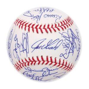 2010 New York Yankees Team Signed Baseball