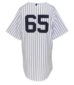 2010 Phil Hughes New York Yankees Game-Used Home Jersey