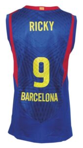 2010 Ricky Rubio Barcelona Basquet Game-Used Jersey