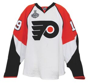 2010 Scott Hartnell Philadelphia Flyers Game-Used Stanley Cup Finals Road Jersey