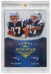 2010 Topps Five Star Rookie Booklet Rob Gronkowski & Taylor Price #DLT-GPR