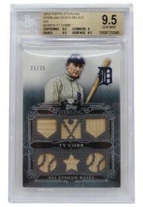 2010 Topps Sterling Stats Relics Ty Cobb #SSR74