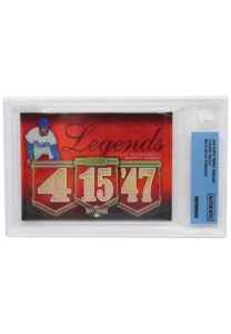 2010 Topps Triple Threads Legend Relics Jackie Robinson #TTRL24