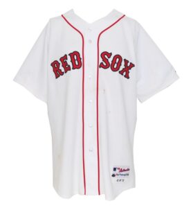 2010 Victor Martinez Boston Red Sox Game-Used Home Jersey