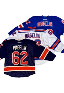 2011-12 Carl Hagelin NY Rangers Game-Used Jerseys