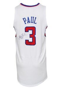 2011-12 Chris Paul Los Angeles Clippers Game-Used & Autographed Home Jersey