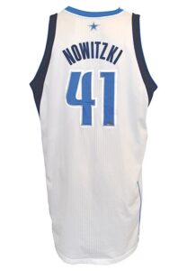 2011-12 Dirk Nowitzki Dallas Mavericks Game-Used Home Jersey (Panini LOA)