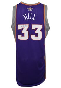 2011-12 Grant Hill Phoenix Suns Game-Used & Autographed Road Jersey 