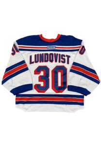 2011-12 Henrik Lundqvist NY Rangers Game-Used Jersey