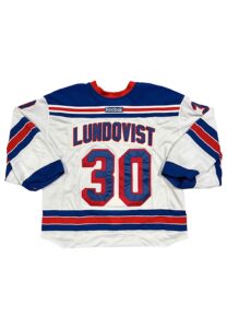 2011-12 Henrik Lundqvist NY Rangers Stanley Cup Playoffs Game-Used Jersey