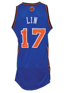 2011-12 Jeremy Lin New York Knicks Game-Used Road Jersey