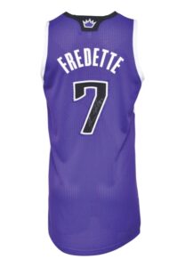 2011-12 Jimmer Fredette Rookie Sacramento Kings Game-Used & Autographed Road Jersey