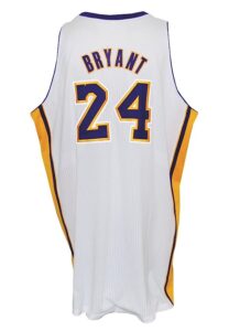 2011-12 Kobe Bryant Los Angeles Lakers Game-Used Sunday Home Alternate Jersey