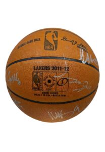 2011-12 LA Lakers Team-Signed Official Game Ball