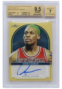 2011-12 Leaf Best Autographs Dennis Rodman #DR1