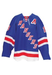 2011-12 Marc Staal NY Rangers Game-Used Home Jersey