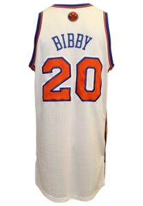 2011-12 Mike Bibby New York Knicks Game-Used “Christmas Day” Home Uniform (2)(Steiner)