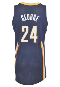 2011-12 Paul George Indiana Pacers Game-Used Home & Road Jerseys