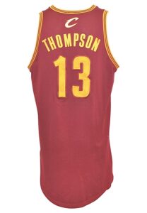 2011-12 Tristan Thompson Rookie Cleveland Cavaliers Game-Used Home Jersey 