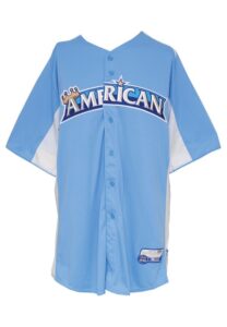 2011 & 2012 Chris Perez American League All-Stars Worn Batting Practice Jerseys