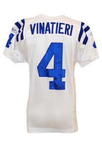 2011 Adam Vinatieri Indianapolis Colts Game-Used Road Jersey