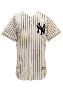 2011 Brett Gardner New York Yankees Game-Used Home Jersey