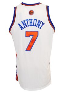 2011 Carmelo Anthony New York Knicks Autographed Replica Jersey