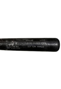 2011 Curtis Granderson NY Yankees Game-Used & Autographed Bat