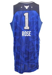 2011 Derrick Rose NBA All-Star Eastern Conference Autographed Pro Cut Jersey