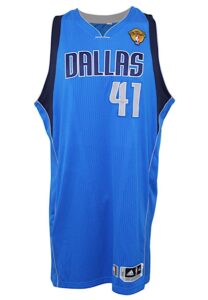 2011 Dirk Nowitzki Dallas Mavericks Game-Used NBA Finals Jersey