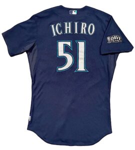 2011 Ichiro Suzuki Seattle Mariners Game-Used Alternate Jersey