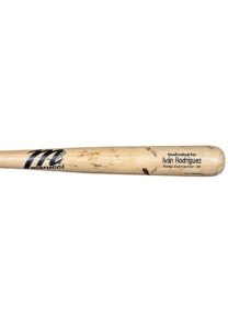 2011 Ivan “Pudge” Rodriguez Washington Nationals Game-Used Bat