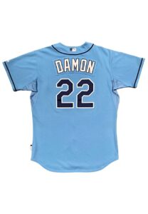 2011 Johnny Damon Tampa Bay Rays Game-Used Alternate Jersey