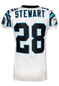 2011 Jonathan Stewart Carolina Panthers Game-Used Road Jersey