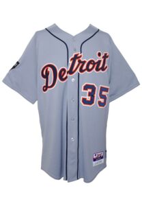 2011 Justin Verlander Detroit Tigers Game-Issued Road Jersey