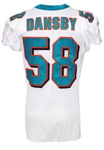 2011 Karlos Dansby Miami Dolphins Game-Used Road Jersey