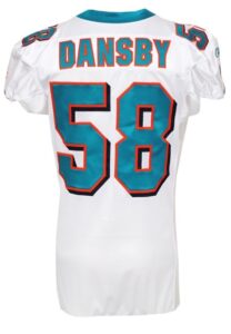 2011 Karlos Dansby Miami Dolphins Game-Used Road Jersey