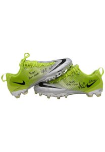 2011 LaMichael James Oregon Ducks BCS National Championship Game-Used & Autographed Cleats