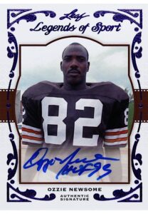 2011 Leaf Legends Of Sport Ozzie Newsome Autographed #BA-61