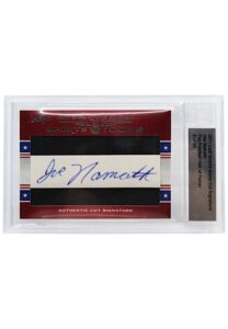 2011 Leaf Sports Icons Cut Signatures Joe Namath