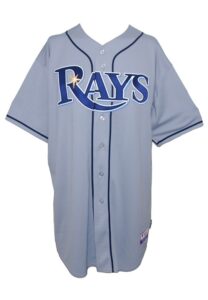 2011 Manny Ramirez Tampa Bay Rays Game-Issued Road Jersey