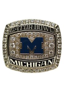 2011 Michigan Wolverines Gator Bowl Ring Presented To Al Backey