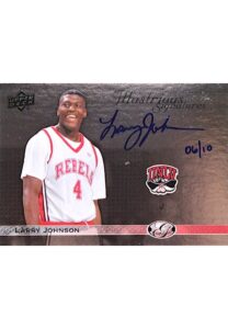 2011 Panini All-Time Greats Illustrious Signatures Larry Johnson