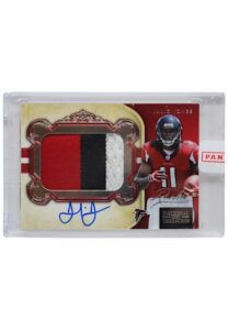 2011 Panini National Treasures Rookie Signature Set Materials Silver Julio Jones #323