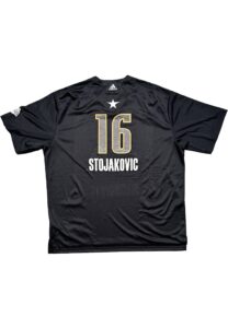 2011 Peja Stojakovic Dallas Mavericks NBA Finals Player-Worn Shooting Shirt