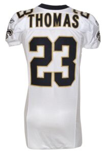 2011 Pierre Thomas New Orleans Saints Game-Used Road Jersey