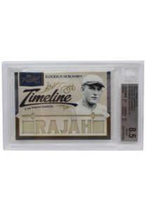 2011 Prime Cuts Timeline Materials Custom Nicknames Rogers Hornsby #4