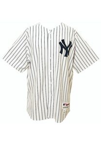 2011 Robinson Cano New York Yankees Game-Used Home Jersey